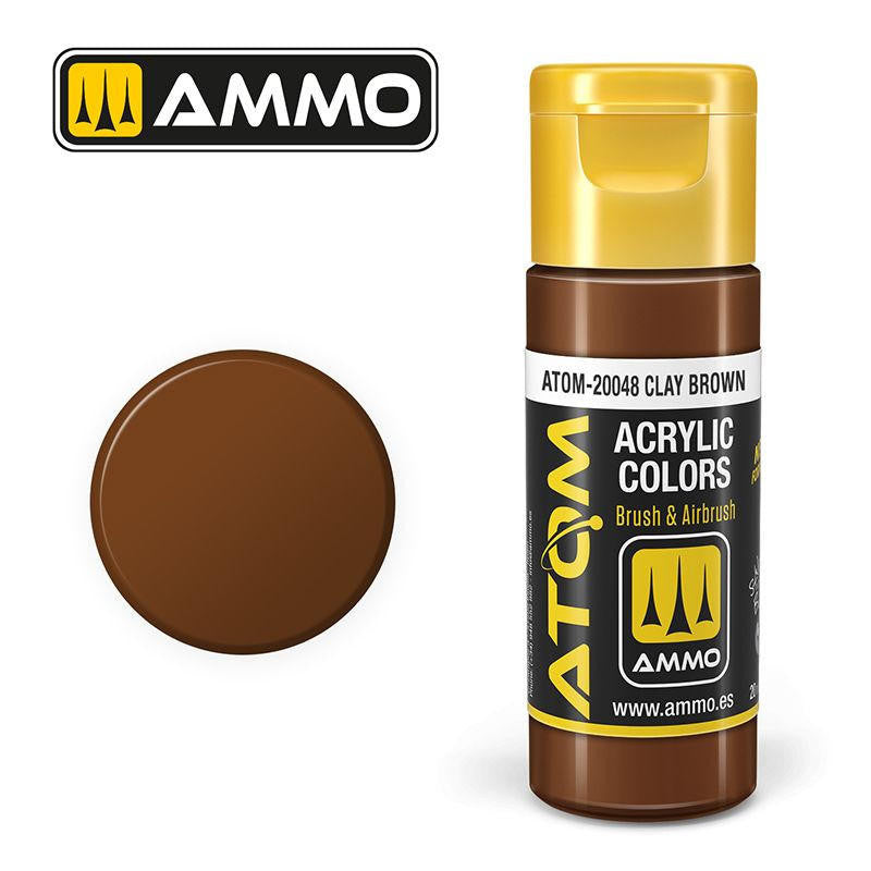 MiG Ammo ATOM COLOR Clay Brown FS30215 (20048)